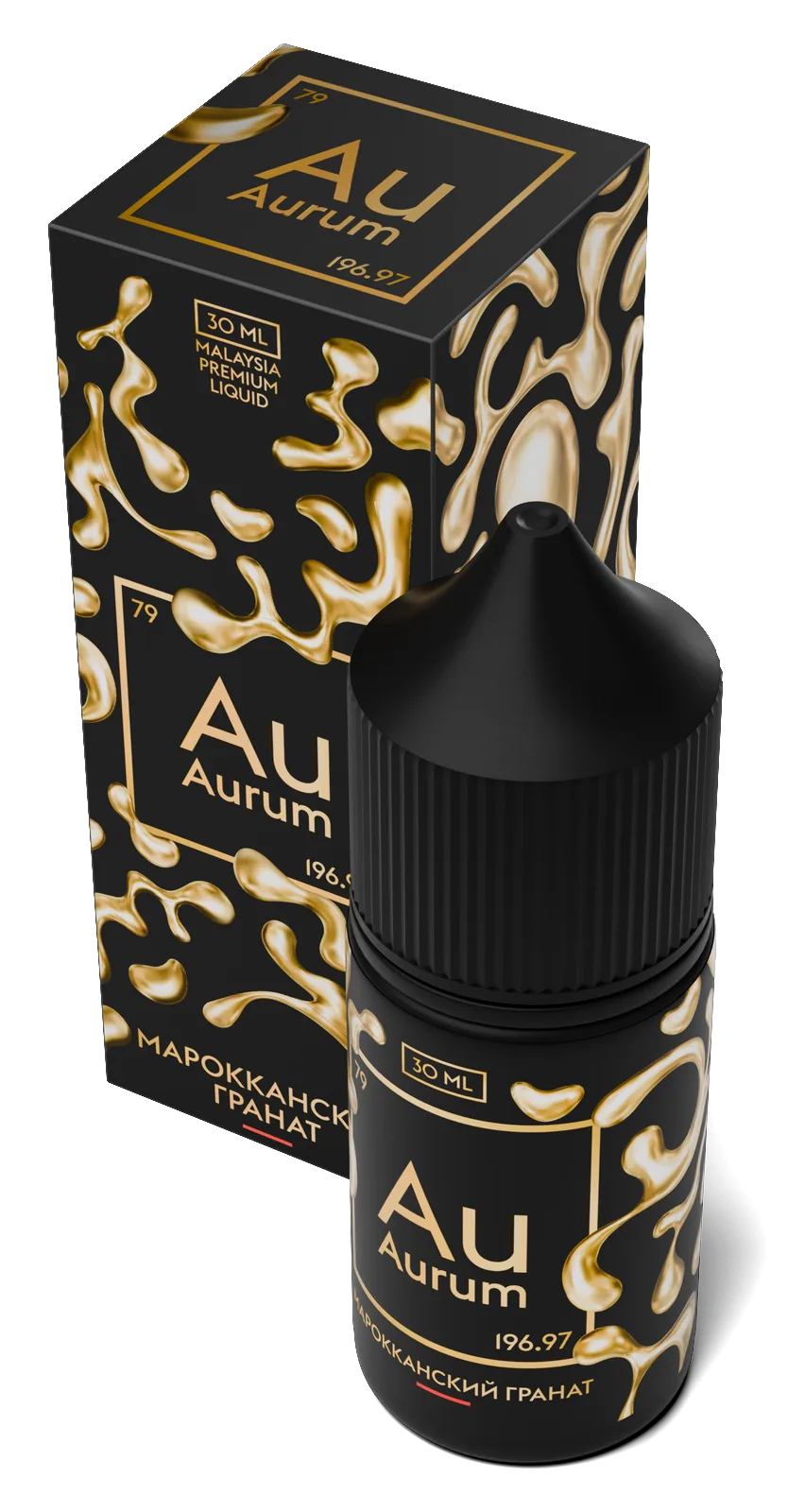 Коробка и флакон Au Aurum